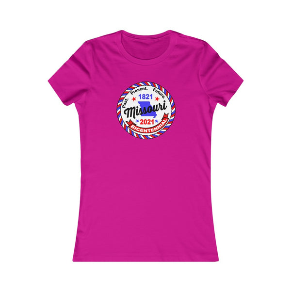 MOr-3  Missouri Bicentennial - Women's Favorite Tee - BenchmarkSpecialAwardsCo