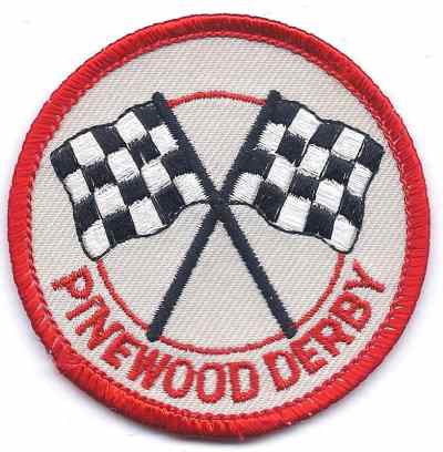 Pinewood Derby Red Pinstripes Decal