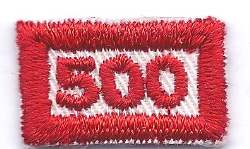 B-461 500 Mileage/Number Segment-rectangle OUT OF STOCK - BenchmarkSpecialAwardsCo
