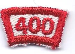 B-465 400 Mileage/Number Segment-curve (limited stock, this patch will be discontinued) - BenchmarkSpecialAwardsCo