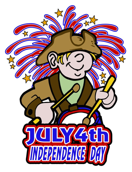 4th of July Drummer Boy 5 - Toddler T-shirt, Gildan, 100% Ringspun cotton, 4.5 oz - BenchmarkSpecialAwardsCo