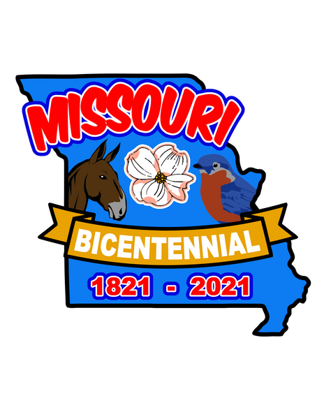 MOs-2  Missouri Bicentennial - Adult Unisex Jersey Short Sleeve Tee - BenchmarkSpecialAwardsCo