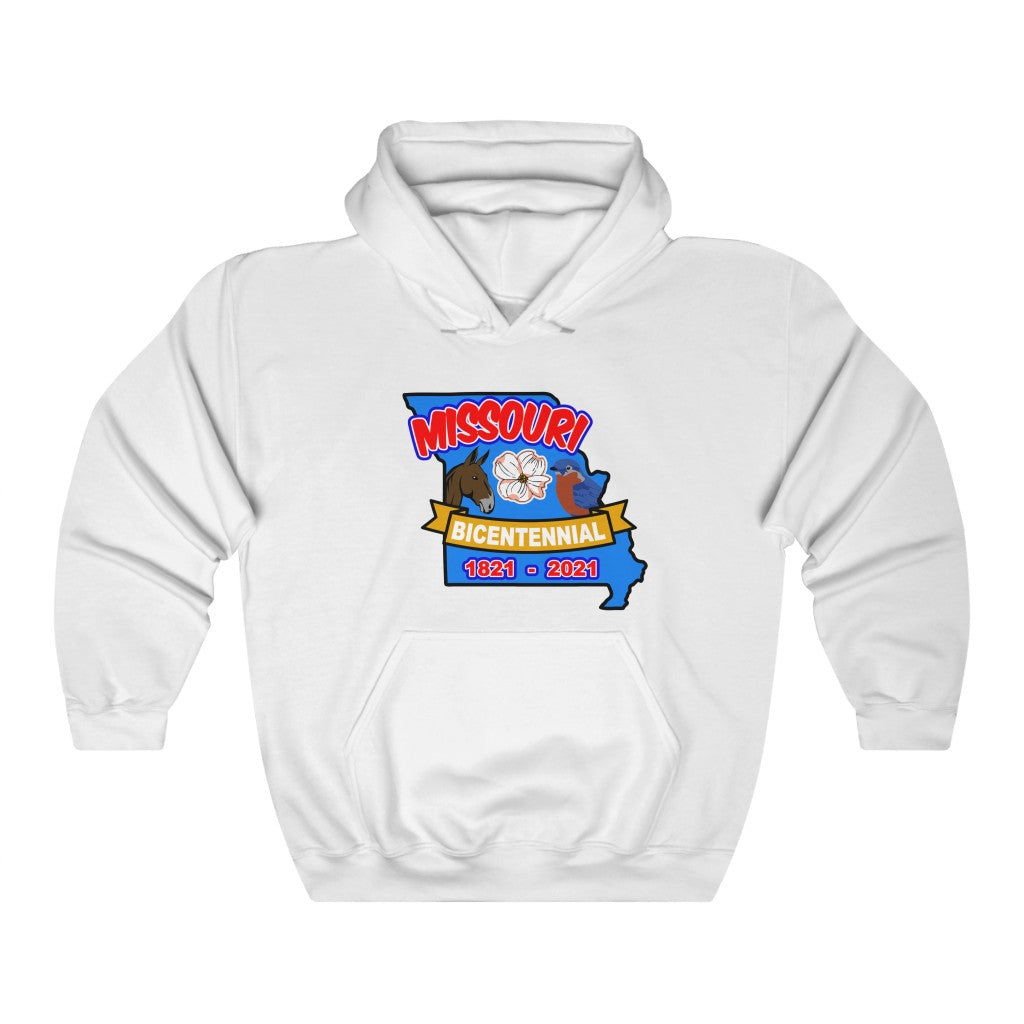 MOs-9  Missouri Bicentennial -  Adult Unisex Heavy Blend™ Hooded Sweatshirt - BenchmarkSpecialAwardsCo