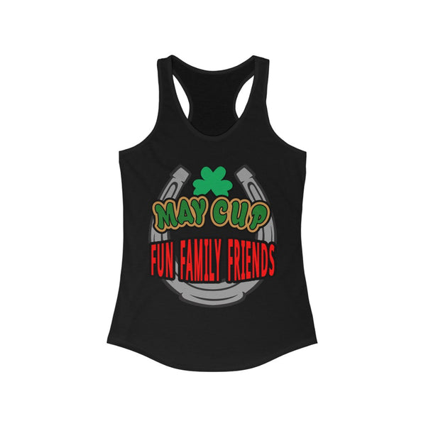 May Cup fun family - 3   Women's Ideal Racerback Tank,  Next Level,  60/40 cotton and polyester, light fabric - 3.9 oz - BenchmarkSpecialAwardsCo