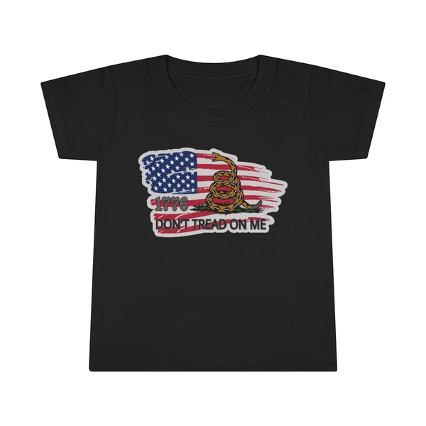 4th of July Dont Tread on Me 5 - Toddler T-shirt, Gildan, 100% Ringspun cotton, 4.5 oz - BenchmarkSpecialAwardsCo
