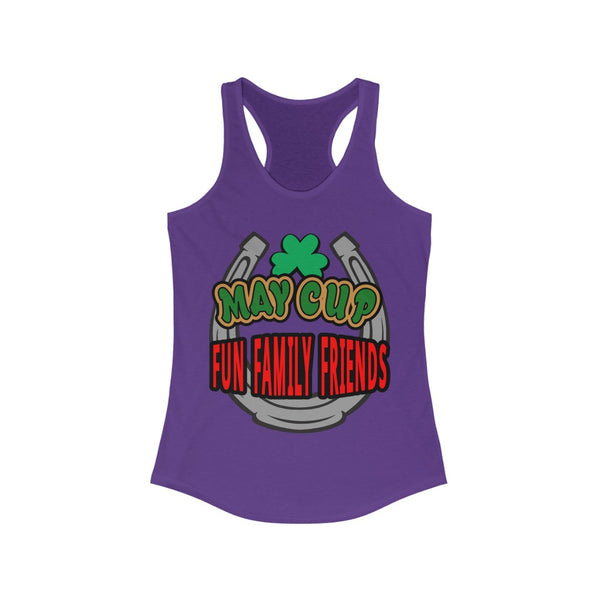 May Cup fun family - 3   Women's Ideal Racerback Tank,  Next Level,  60/40 cotton and polyester, light fabric - 3.9 oz - BenchmarkSpecialAwardsCo