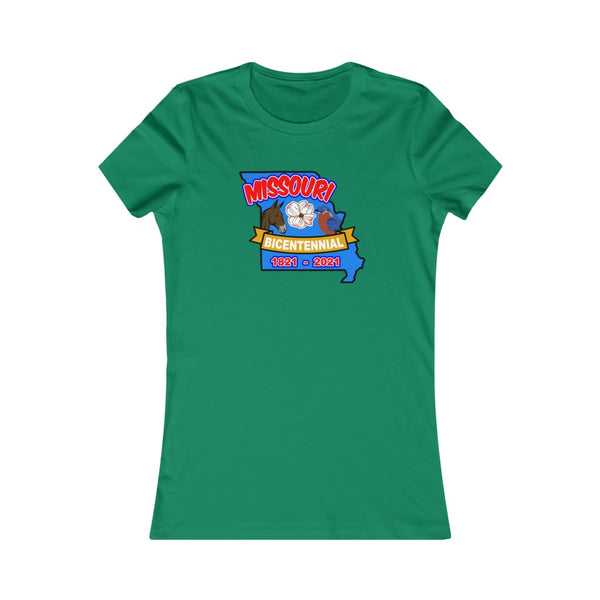 MOs-3  Missouri Bicentennial - Women's Favorite Tee - BenchmarkSpecialAwardsCo
