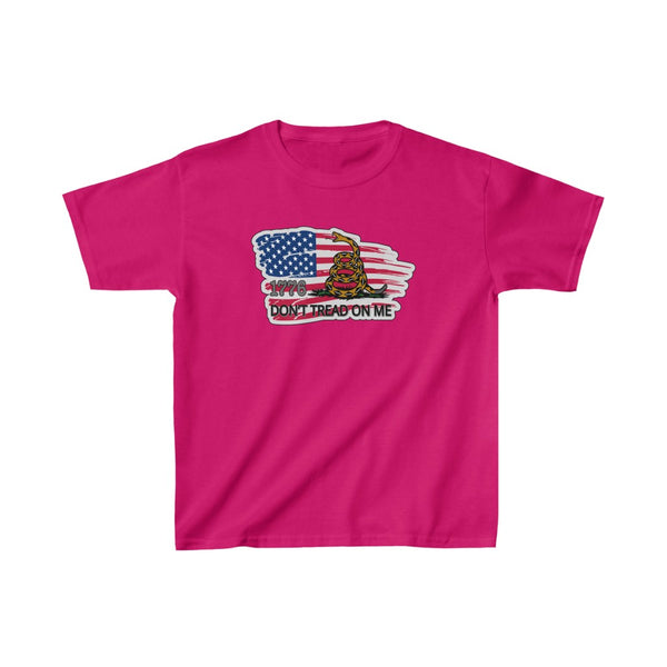 4th of July Dont Tread on Me 4 - Kids Heavy Cotton™ Tee, Gildan, 100% cotton - BenchmarkSpecialAwardsCo