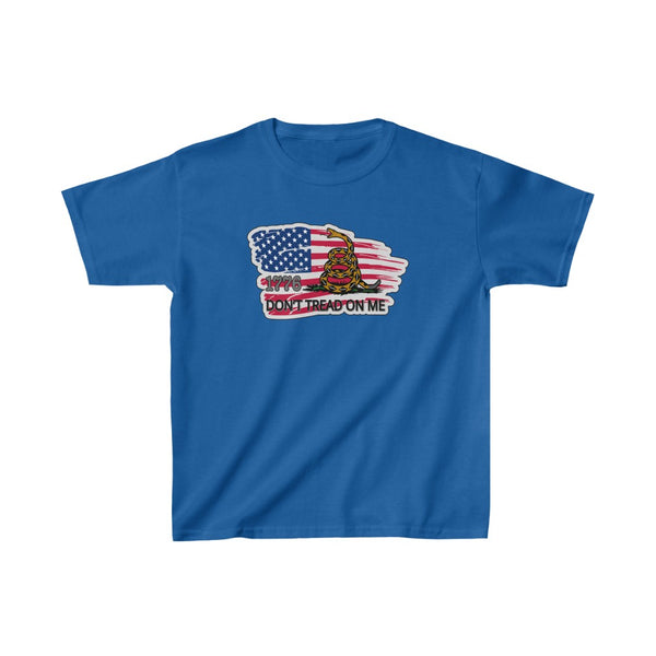 4th of July Dont Tread on Me 4 - Kids Heavy Cotton™ Tee, Gildan, 100% cotton - BenchmarkSpecialAwardsCo