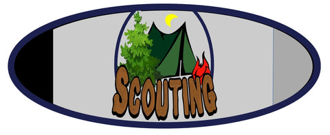 H-288 Scouting Neckerchief Slide with Velcro clasp - BenchmarkSpecialAwardsCo