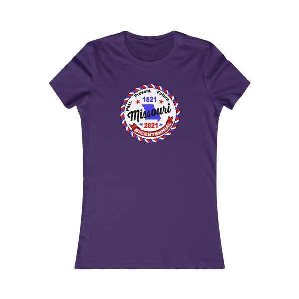 MOr-3  Missouri Bicentennial - Women's Favorite Tee - BenchmarkSpecialAwardsCo
