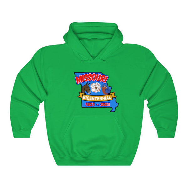 MOs-9  Missouri Bicentennial -  Adult Unisex Heavy Blend™ Hooded Sweatshirt - BenchmarkSpecialAwardsCo