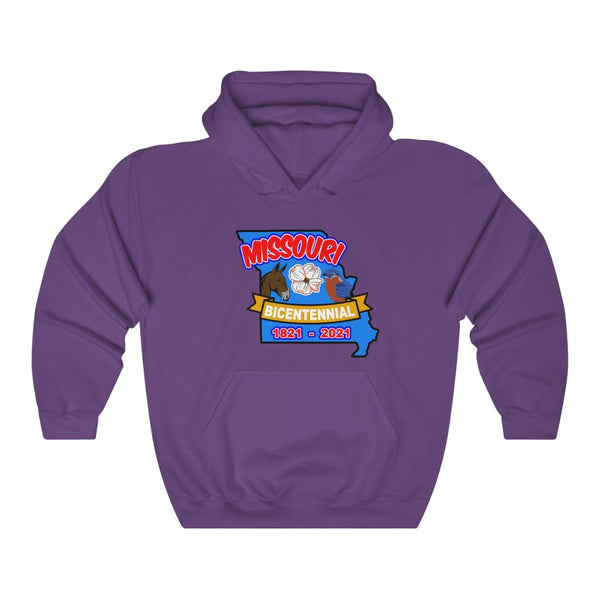 MOs-9  Missouri Bicentennial -  Adult Unisex Heavy Blend™ Hooded Sweatshirt - BenchmarkSpecialAwardsCo