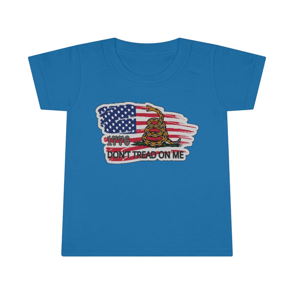 4th of July Dont Tread on Me 5 - Toddler T-shirt, Gildan, 100% Ringspun cotton, 4.5 oz - BenchmarkSpecialAwardsCo