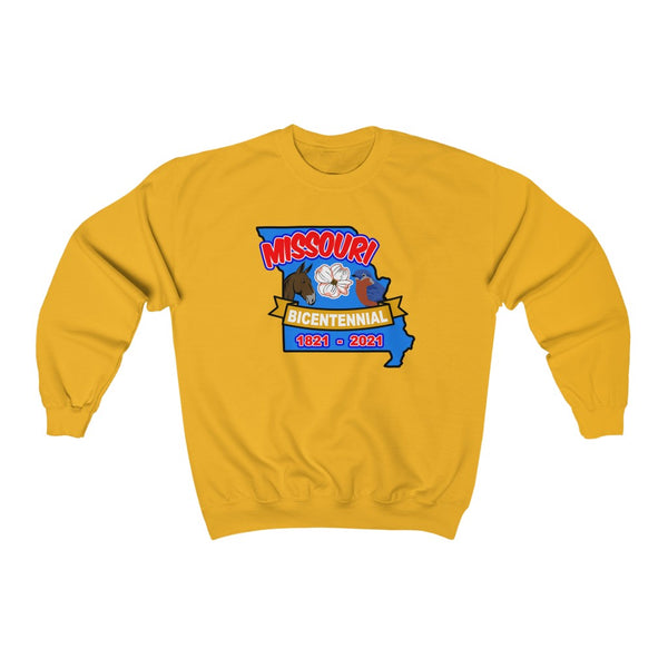 MOs-7  Missouri Bicentennial - Adult Unisex Heavy Blend™ Crewneck Sweatshirt - BenchmarkSpecialAwardsCo