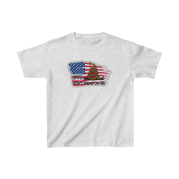 4th of July Dont Tread on Me 4 - Kids Heavy Cotton™ Tee, Gildan, 100% cotton - BenchmarkSpecialAwardsCo