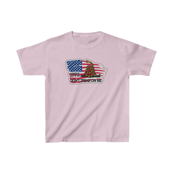 4th of July Dont Tread on Me 4 - Kids Heavy Cotton™ Tee, Gildan, 100% cotton - BenchmarkSpecialAwardsCo
