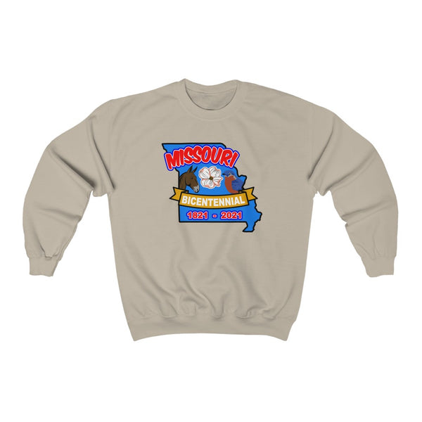 MOs-7  Missouri Bicentennial - Adult Unisex Heavy Blend™ Crewneck Sweatshirt - BenchmarkSpecialAwardsCo