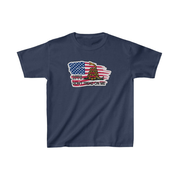 4th of July Dont Tread on Me 4 - Kids Heavy Cotton™ Tee, Gildan, 100% cotton - BenchmarkSpecialAwardsCo
