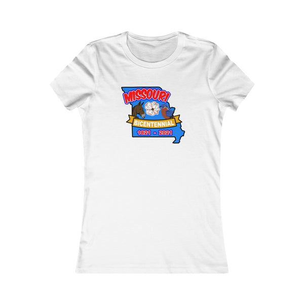 MOs-3  Missouri Bicentennial - Women's Favorite Tee - BenchmarkSpecialAwardsCo