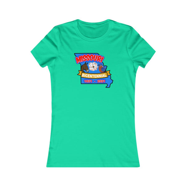 MOs-3  Missouri Bicentennial - Women's Favorite Tee - BenchmarkSpecialAwardsCo