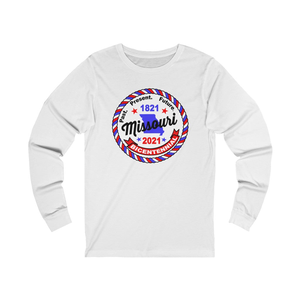 MOr-6  Missouri Bicentennial - Adult Unisex Jersey Long Sleeve Tee - BenchmarkSpecialAwardsCo