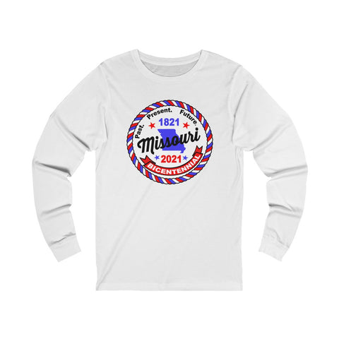MOr-6  Missouri Bicentennial - Adult Unisex Jersey Long Sleeve Tee - BenchmarkSpecialAwardsCo
