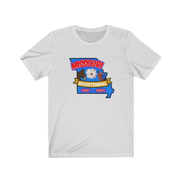 MOs-2  Missouri Bicentennial - Adult Unisex Jersey Short Sleeve Tee - BenchmarkSpecialAwardsCo