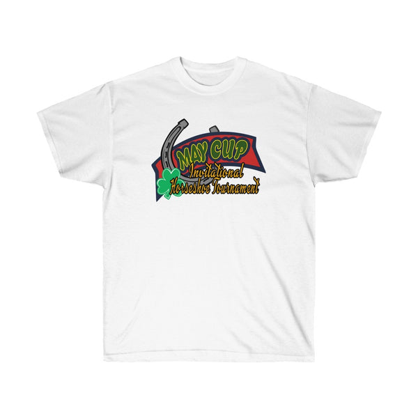 May Cup banner logo -1  Adult Unisex Ultra Cotton 6oz. GildanTee - BenchmarkSpecialAwardsCo