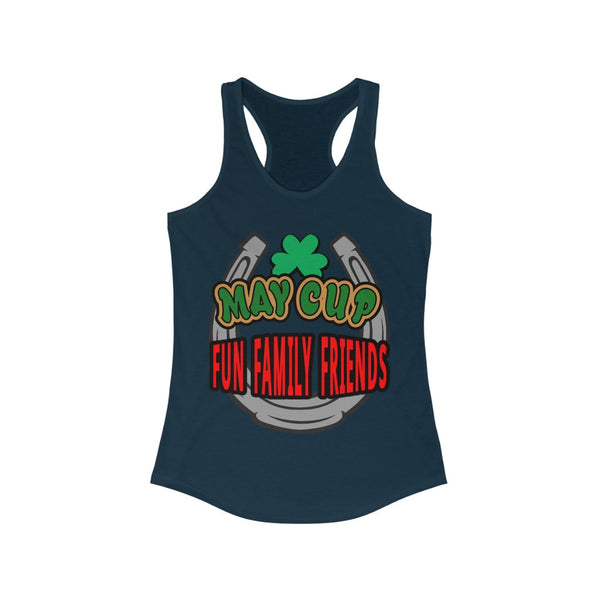 May Cup fun family - 3   Women's Ideal Racerback Tank,  Next Level,  60/40 cotton and polyester, light fabric - 3.9 oz - BenchmarkSpecialAwardsCo