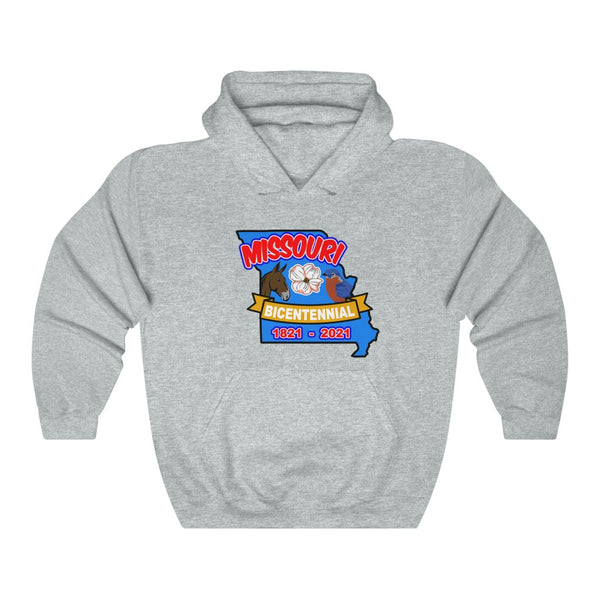 MOs-9  Missouri Bicentennial -  Adult Unisex Heavy Blend™ Hooded Sweatshirt - BenchmarkSpecialAwardsCo