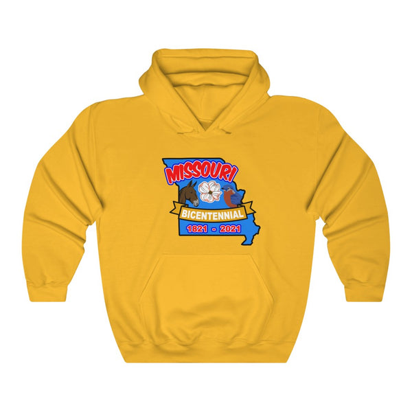 MOs-9  Missouri Bicentennial -  Adult Unisex Heavy Blend™ Hooded Sweatshirt - BenchmarkSpecialAwardsCo