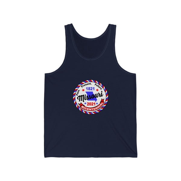 MOr-5   Missouri Bicentennial - Adult Unisex Jersey Tank Top - BenchmarkSpecialAwardsCo
