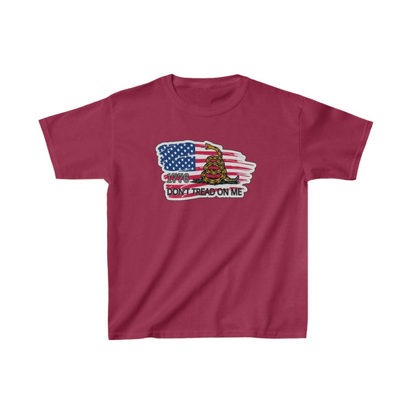 4th of July Dont Tread on Me 4 - Kids Heavy Cotton™ Tee, Gildan, 100% cotton - BenchmarkSpecialAwardsCo