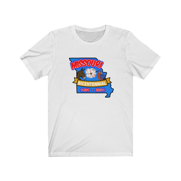 MOs-2  Missouri Bicentennial - Adult Unisex Jersey Short Sleeve Tee - BenchmarkSpecialAwardsCo