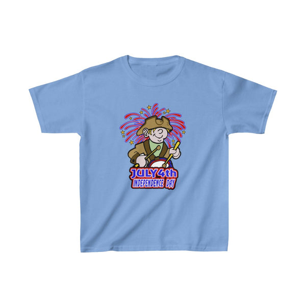4th of July Drummer Boy 4 - Kids Heavy Cotton™ Tee, Gildan, 100% cotton - BenchmarkSpecialAwardsCo