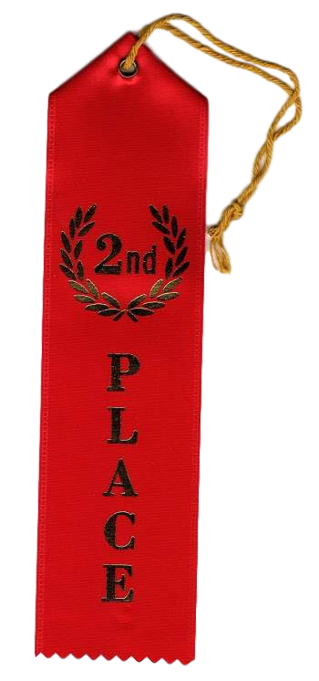A-99 Second Place Ribbon - BenchmarkSpecialAwardsCo