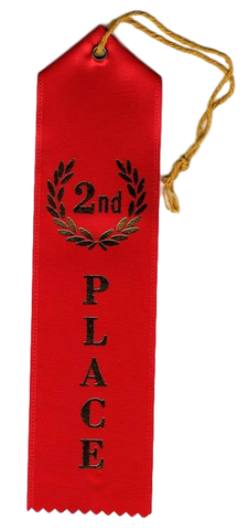 A-99 Second Place Ribbon - BenchmarkSpecialAwardsCo