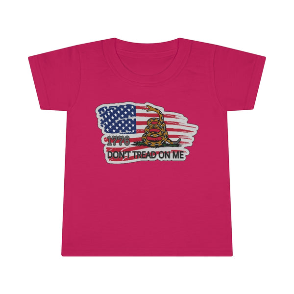 4th of July Dont Tread on Me 5 - Toddler T-shirt, Gildan, 100% Ringspun cotton, 4.5 oz - BenchmarkSpecialAwardsCo