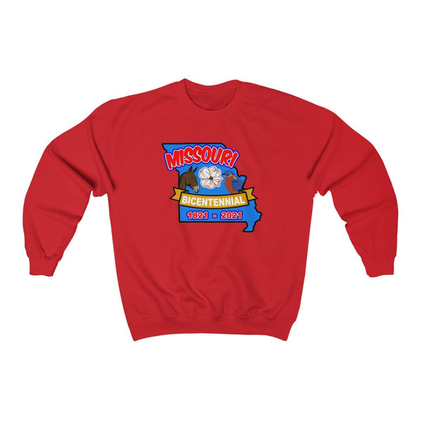 MOs-7  Missouri Bicentennial - Adult Unisex Heavy Blend™ Crewneck Sweatshirt - BenchmarkSpecialAwardsCo