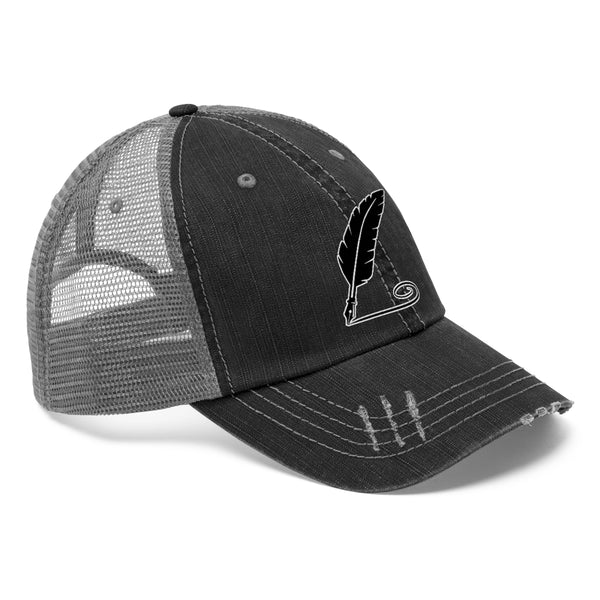 Trucker Hat Unisex - Mesh back - Vintage Look - Distressed visor and frayed edges - BenchmarkSpecialAwardsCo