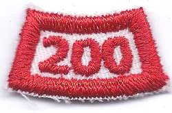 B-463 200 Mileage/Number Segment-curve (limited stock, this patch will be discontinued) - BenchmarkSpecialAwardsCo