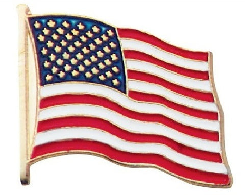 P-100 USA Flag Lapel pin - BenchmarkSpecialAwardsCo