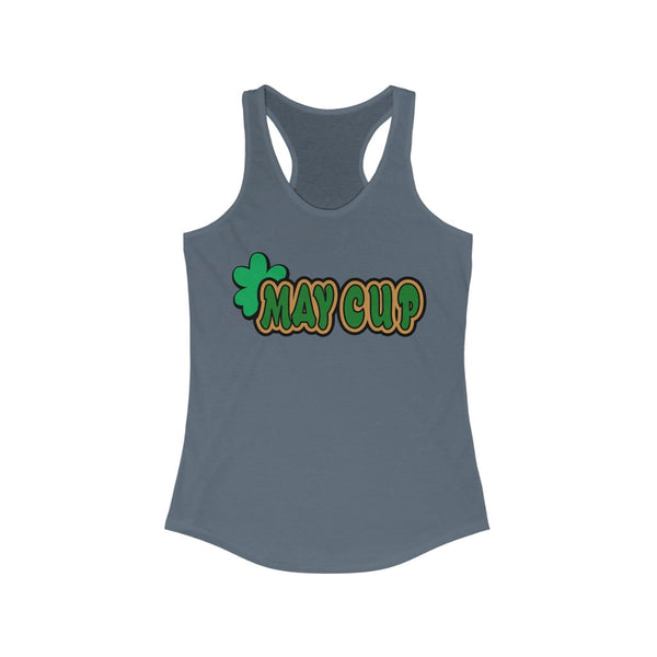 May Cup logo - 3   Women's Ideal Racerback Tank,  Next Level,  60/40 cotton and polyester, light fabric - 3.9 oz - BenchmarkSpecialAwardsCo